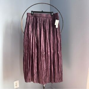 WD.NY Women's Maxi Skirt in Rich Purple